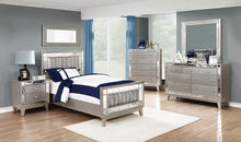 Load image into Gallery viewer, Leighton Contemporary Metallic Twin Bed - Ego Home Furniture
