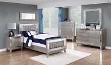 Load image into Gallery viewer, Leighton Contemporary Metallic Twin Bed - Ego Home Furniture