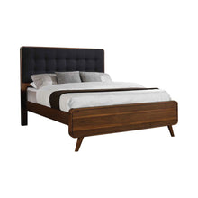 Load image into Gallery viewer, Robyn Mid-Century Modern Dark Walnut Eastern King Bed - Ego Home Furniture