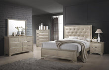 Load image into Gallery viewer, Beaumont Transitional Champagne Eastern King Bed - Ego Home Furniture