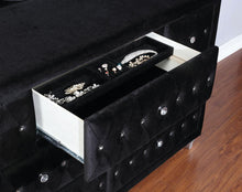 Load image into Gallery viewer, Deanna Contemporary Black and Metallic Dresser
