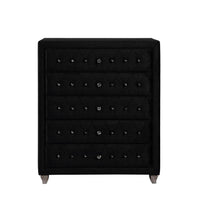 Load image into Gallery viewer, Deanna Contemporary Black and Metallic Chest - Ego Home Furniture