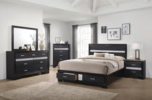 Load image into Gallery viewer, Miranda Contemporary Black Queen Bed - Ego Home Furniture