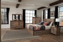 Load image into Gallery viewer, Meester Rustic Barn Door Eastern King Bed - Ego Home Furniture