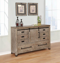 Load image into Gallery viewer, Meester Rustic Barn Door Dresser - Ego Home Furniture