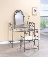 Load image into Gallery viewer, Transitional Nickel Bronze Vanity Set - Ego Home Furniture