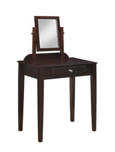 Load image into Gallery viewer, Transitional Espresso Vanity and Stool - Ego Home Furniture