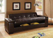 Load image into Gallery viewer, Transitional Dark Brown Sofa Bed - Ego Home Furniture