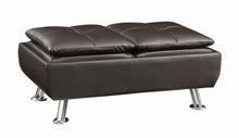 Load image into Gallery viewer, Dilleston Contemporary Brown Ottoman - Ego Home Furniture