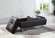 Load image into Gallery viewer, Dilleston Contemporary Brown Ottoman - Ego Home Furniture