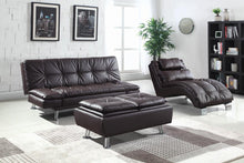 Load image into Gallery viewer, Dilleston Contemporary Brown Ottoman - Ego Home Furniture
