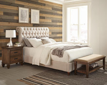 Load image into Gallery viewer, Devon Transitional Beige Queen Bed - Ego Home Furniture