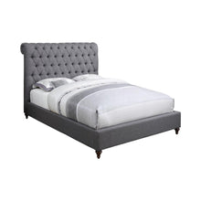 Load image into Gallery viewer, Devon Grey Upholstered Full Bed - Ego Home Furniture