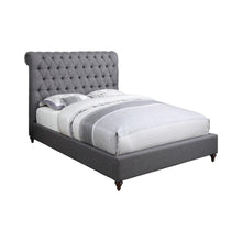 Load image into Gallery viewer, Devon Grey Upholstered California King Bed - Ego Home Furniture