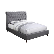 Load image into Gallery viewer, Devon Grey Upholstered Queen Bed - Ego Home Furniture