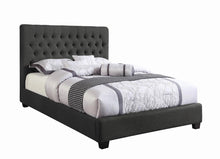 Load image into Gallery viewer, Chloe Transitional Charcoal Upholstered California King Bed - Ego Home Furniture