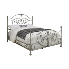 Load image into Gallery viewer, Evita Silver Metal Scrollwork Queen Bed - Ego Home Furniture