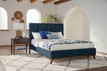 Load image into Gallery viewer, Charity Blue Upholstered Full Bed - Ego Home Furniture
