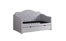 Load image into Gallery viewer, Pearlescent Grey Upholstered Daybed - Ego Home Furniture