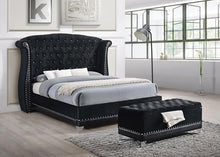 Load image into Gallery viewer, Barzini Black Upholstered King Bed - Ego Home Furniture