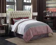 Load image into Gallery viewer, Gresham Beige Upholstered King Bed
