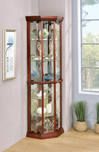 Load image into Gallery viewer, Traditional Medium Brown Curio Cabinet - Ego Home Furniture
