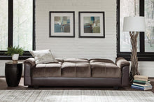 Load image into Gallery viewer, Fully Upholstered Chocolate and Brown Sofa Bed - Ego Home Furniture