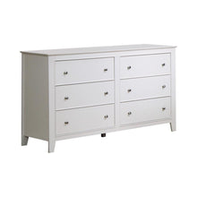 Load image into Gallery viewer, Selena Contemporary White Six-Drawer Dresser - Ego Home Furniture