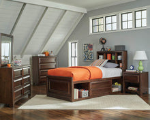 Load image into Gallery viewer, Greenough Transitional Maple Oak Twin Storage Bed - Ego Home Furniture