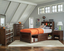 Load image into Gallery viewer, Greenough Transitional Maple Oak Twin Storage Bed - Ego Home Furniture