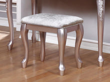Load image into Gallery viewer, Caroline Metallic Lilac Vanity Stool - Ego Home Furniture