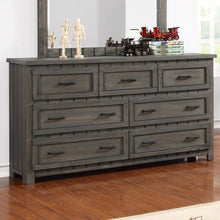Load image into Gallery viewer, Napoleon Rustic Gun Smoke Seven-Drawer Dresser - Ego Home Furniture