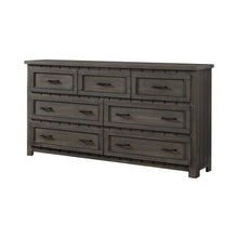 Load image into Gallery viewer, Napoleon Rustic Gun Smoke Seven-Drawer Dresser - Ego Home Furniture