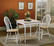 Load image into Gallery viewer, Country Natural Brown Dining Table with White Tile Top - Ego Home Furniture