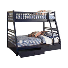Load image into Gallery viewer, Ashton Navy Twin-over-Full Bunk Bed - Ego Home Furniture