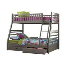 Load image into Gallery viewer, Ashton Grey Twin-over-Full Bunk Bed - Ego Home Furniture