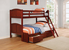 Load image into Gallery viewer, Parker Chestnut Twin-over-Full Bunk Bed - Ego Home Furniture