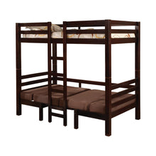 Load image into Gallery viewer, Joaquin Transitional Medium Brown Twin-over-Twin Bunk Bed - Ego Home Furniture