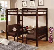 Load image into Gallery viewer, Joaquin Transitional Medium Brown Twin-over-Twin Bunk Bed - Ego Home Furniture