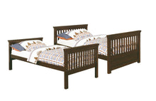 Load image into Gallery viewer, Miles Cappuccino Twin-over-Twin Bunk Bed - Ego Home Furniture