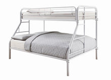 Load image into Gallery viewer, Morgan  White Twin Full Bunk Bed - Ego Home Furniture