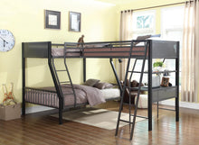 Load image into Gallery viewer, Meyers Traditional Grey Twin-over-Full Bunk Bed - Ego Home Furniture