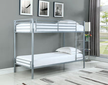 Load image into Gallery viewer, Boltzero Contemporary Silver Twin Bunk Bed - Ego Home Furniture