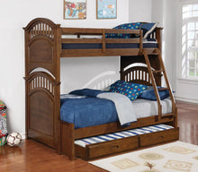 Load image into Gallery viewer, Halsted Casual Walnut Twin-over-Full Bunk Bed - Ego Home Furniture