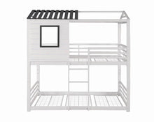 Load image into Gallery viewer, Belton Light Grey Twin-over-Twin Bunk Bed

