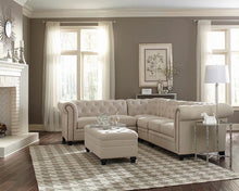 Load image into Gallery viewer, Roy Oatmeal Ottoman - Ego Home Furniture