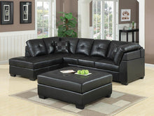 Load image into Gallery viewer, Darie Contemporary Black Ottoman - Ego Home Furniture