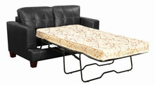 Load image into Gallery viewer, Samuel Transitional Black Loveseat Sleeper - Ego Home Furniture