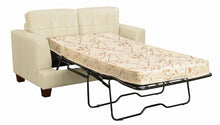 Load image into Gallery viewer, Samuel Transitional Cream Loveseat Sleeper - Ego Home Furniture
