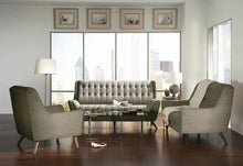 Load image into Gallery viewer, Natalia Mid-Century Modern Dove Grey Loveseat - Ego Home Furniture